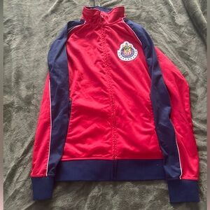 Chivas de Guadalajara Track Jacket | Official Club Deportivo Soccer Zip-Up